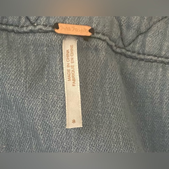 Free People Wrap-around Midi-mini Skirt Size 8 - Picture 8 of 10